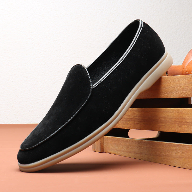 Summer New Men's Versatile Casual Flat Shoes Slip-on